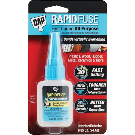Dap RapidFuse 0.85 Oz. Clear Multi-Purpose Adhesive 7079800155